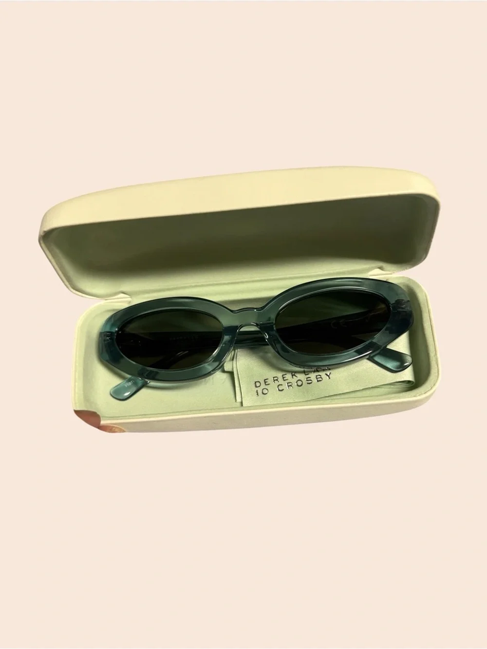 Derek Lam 10 Crosby Vesper Sunglasses Crystal Jade 52-22-140 Italy w Case